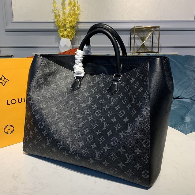 Louis vuitton original monogram eclipse grand sac tote bag M44733 