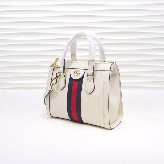 2020 GG original calfskin ophidia small tote bag 547551 white