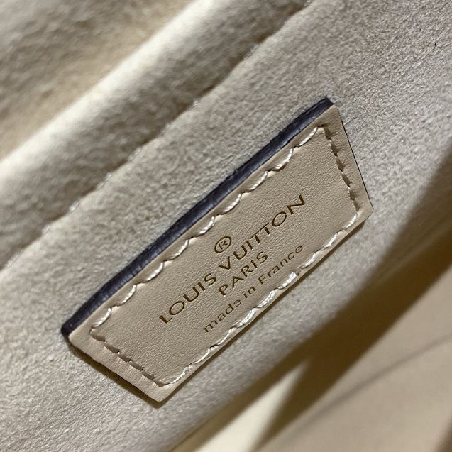 louis vuitton original calfskin&monogram locky bb M44653 beige