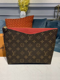 Louis vuitton original monogram canvas pallas beauty case m64123 red