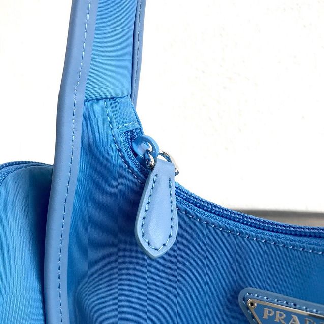 Prada original nylon re-edition 2000 hobo bag 1BC114 blue