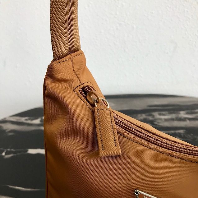 Prada original nylon mini hobo bag MV519 caramel