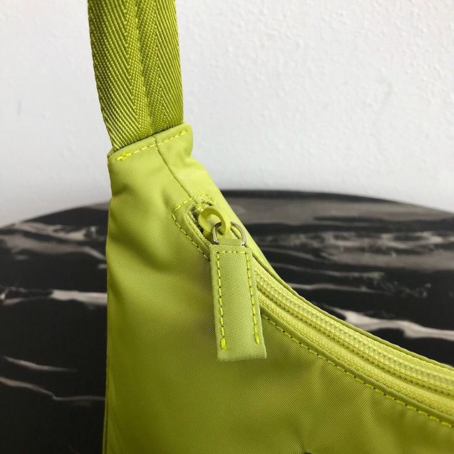 Prada original nylon mini hobo bag MV519 light green