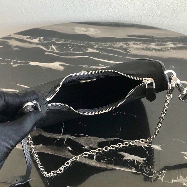 Prada original nylon shoulder bag 1BH204 black