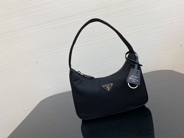 Prada re-edition 2000 nylon mini bag 1NE515 black