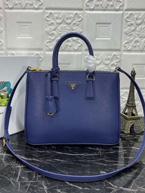 Prada saffiano leather tote bag 1BA274 blue