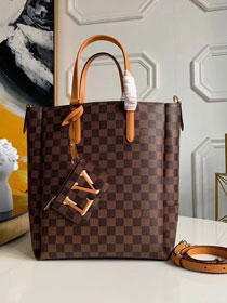 2020 louis vuitton original damier ebene belmont mm N60293 yellow