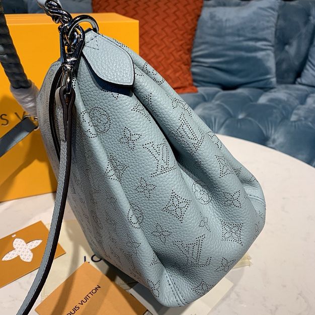 Louis vuitton original mahina leather babylone M55907 light blue