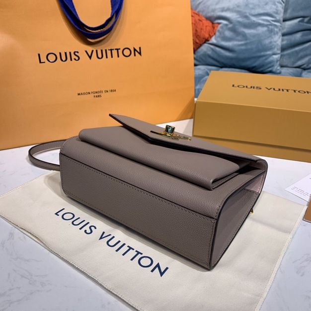 Louis vuitton original calfskin mylockme bb bag M51418 apricot