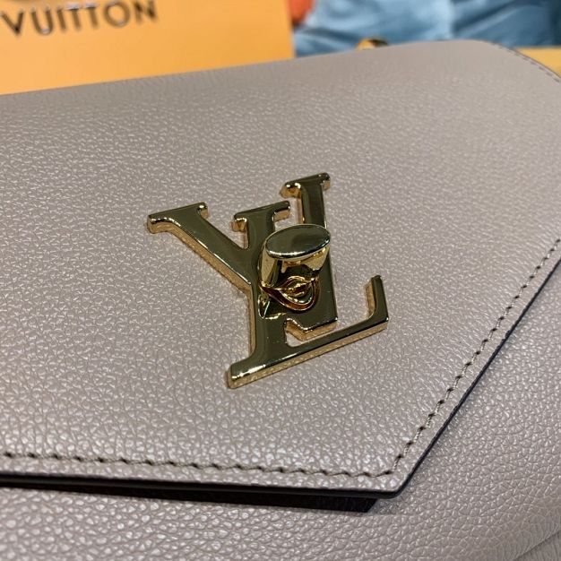 Louis vuitton original calfskin mylockme bb bag M51418 apricot