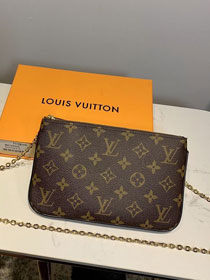 Louis vuitton original monogram double zip pochette M63905 