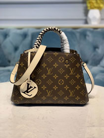 2020 louis vuitton original monogram canvas montaigne BB M45311 white