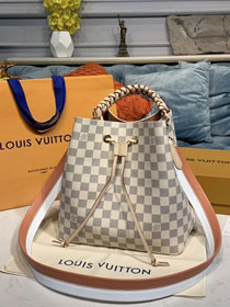 2020 louis vuitton original damier azur neonoe bucket bag mm N40344 