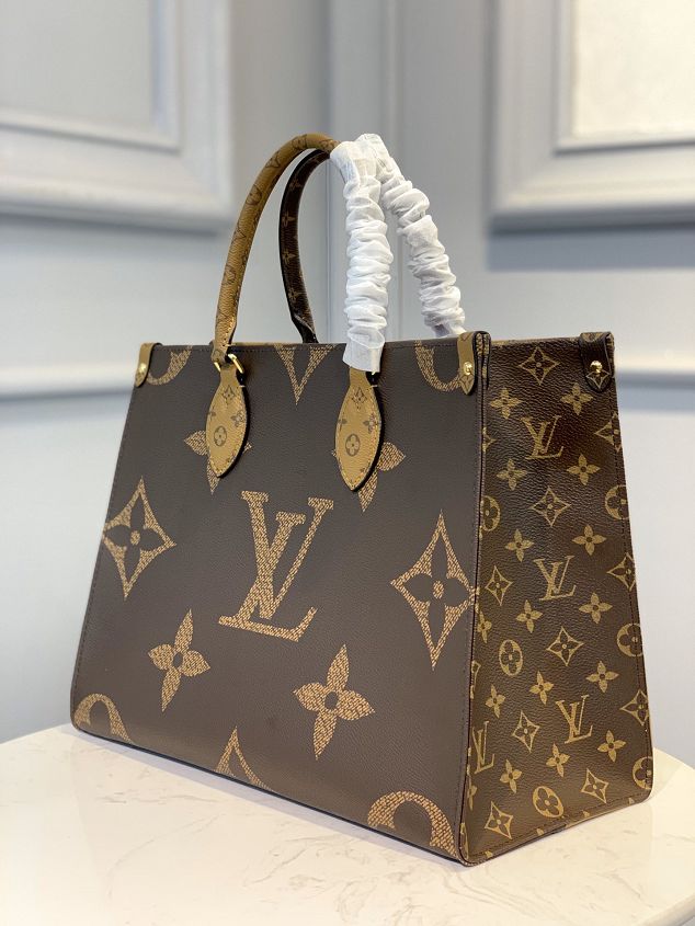 Louis vuitton original monogram canvas onthego tote bag MM M45321