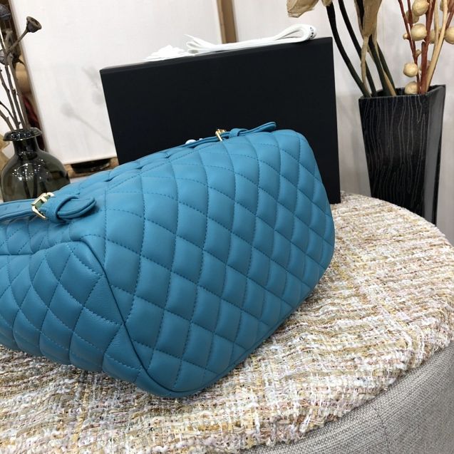 CC original lambskin large backpack A91122 turquoise