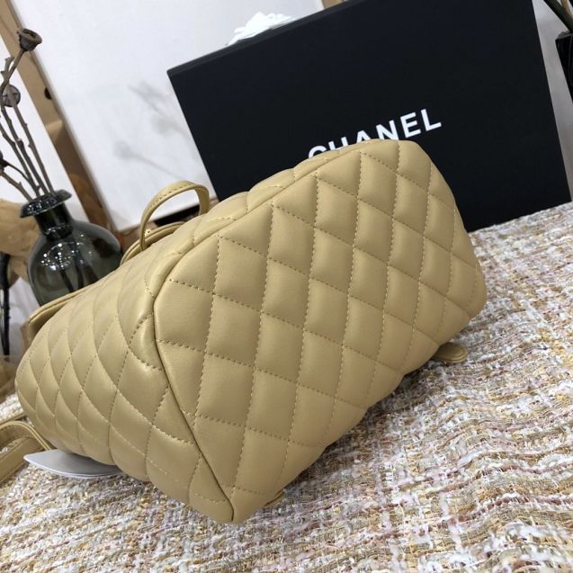 CC original lambskin medium backpack A91121 gold