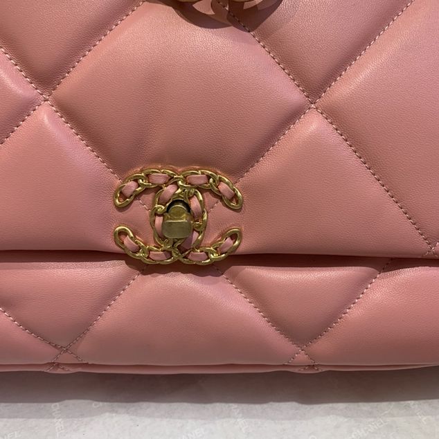 2020 CC original lambskin 19 maxi flap bag AS1162 pink