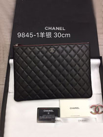 CC original lambskin clutch A10065 black