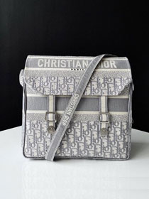 Dior original canvas diorcamp bag M1291 light grey