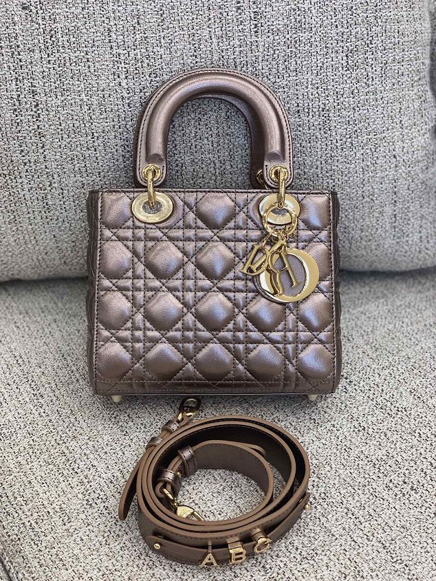 Dior original lambskin my ABCdior bag M0538 brozen