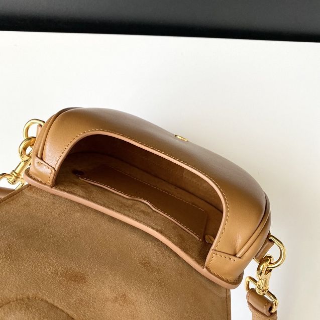 2020 Dior original calfskin small bobby bag M9317 camel