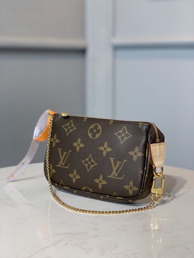 Louis vuitton origianl handmade monogram mini pochette accessoires M58009