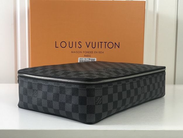 Louis vuitton original damier graphite packing cube gm N40182