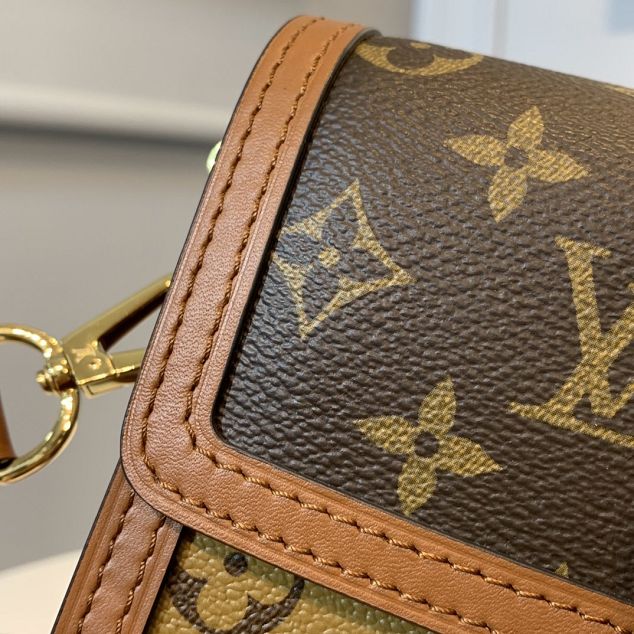 Louis vuitton original handmade monogram reverse dauphine mm m44391