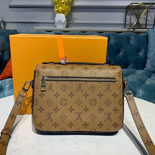 Louis vuitton original handmade monogram reverse pochette metis m41465