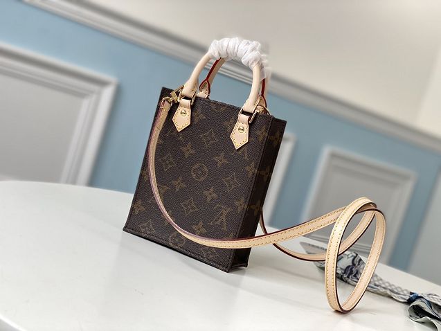 2020 louis vuitton original monogram petit sac plat bag M69442