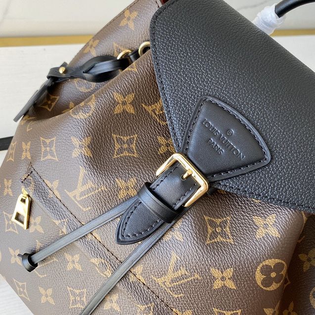 Louis vuitton original monogram montsouris backpack M45501 black