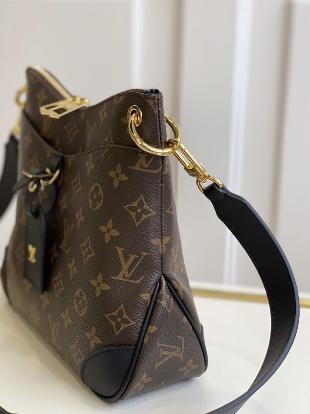 2020 Louis vuitton original monogram canvas odeon PM M45353 black