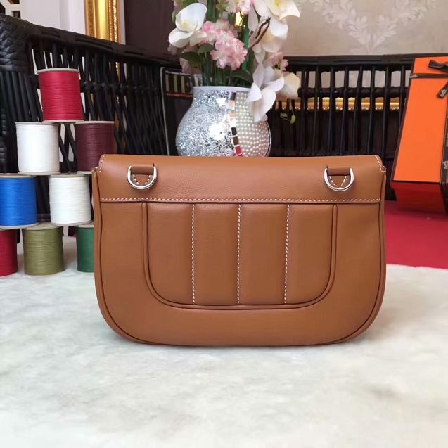 Hermes original swift calfskin berlin bag BL0020 caramel