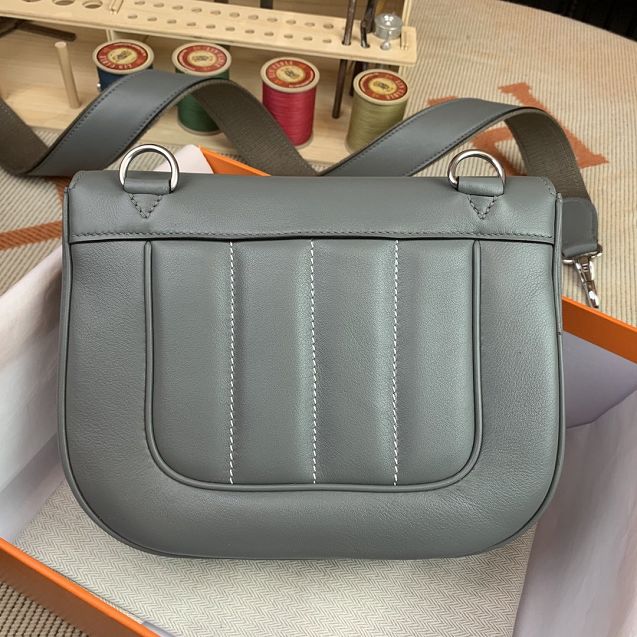 Hermes original swift calfskin berlin bag BL0020 grey