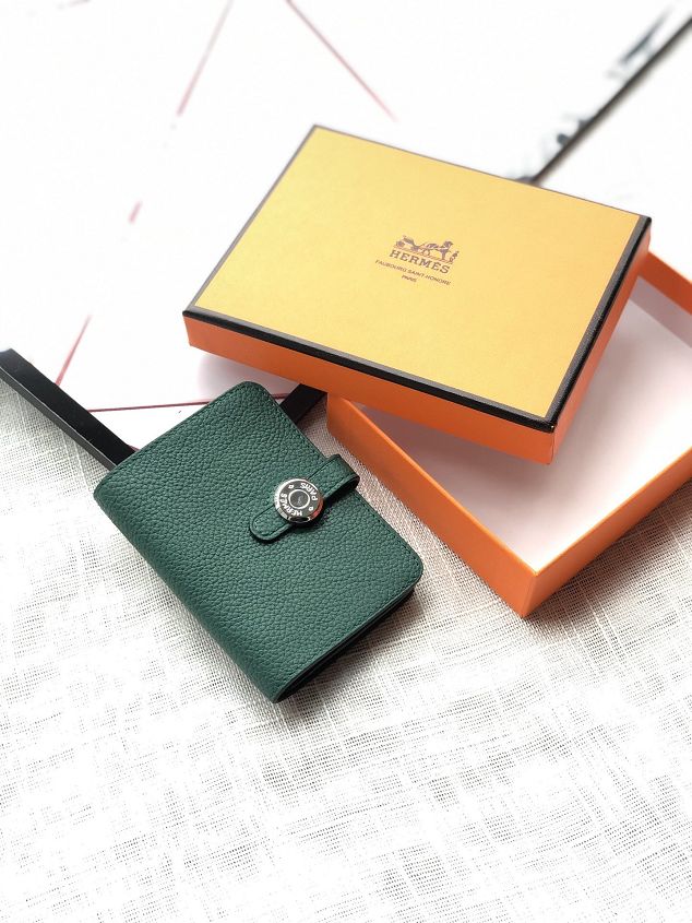 Hermes original togo leather card holder HA0156