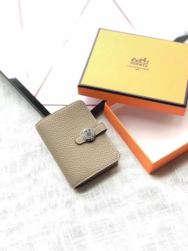 Hermes original togo leather card holder HA0156