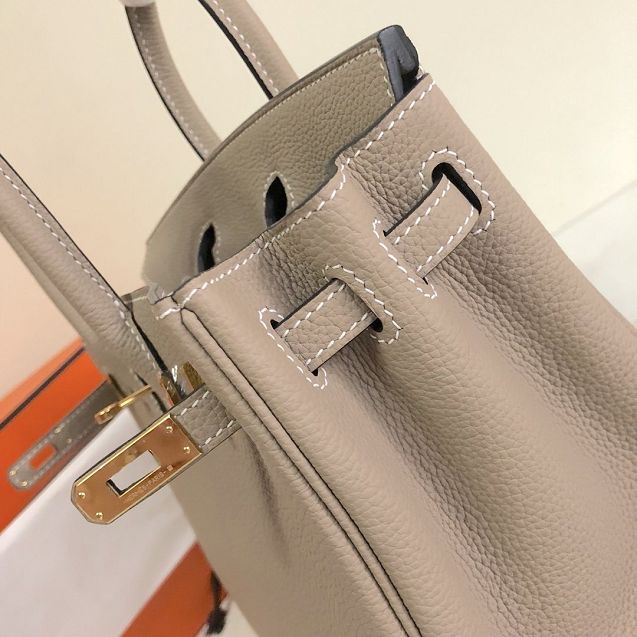 Hermes original togo leather birkin 35 bag H35-1 gris tourterelle