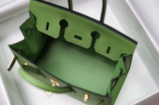 Hermes original epsom leather birkin 30 bag H30-3 vert criquet