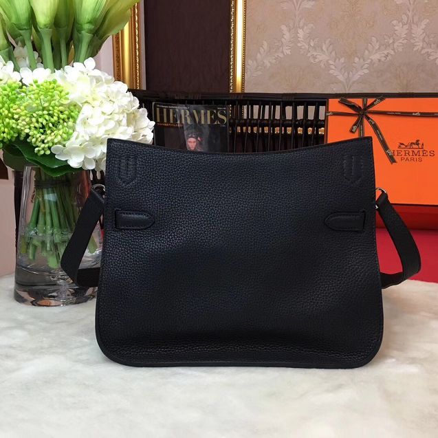 Hermes original calfskin jypsiere bag J034 black