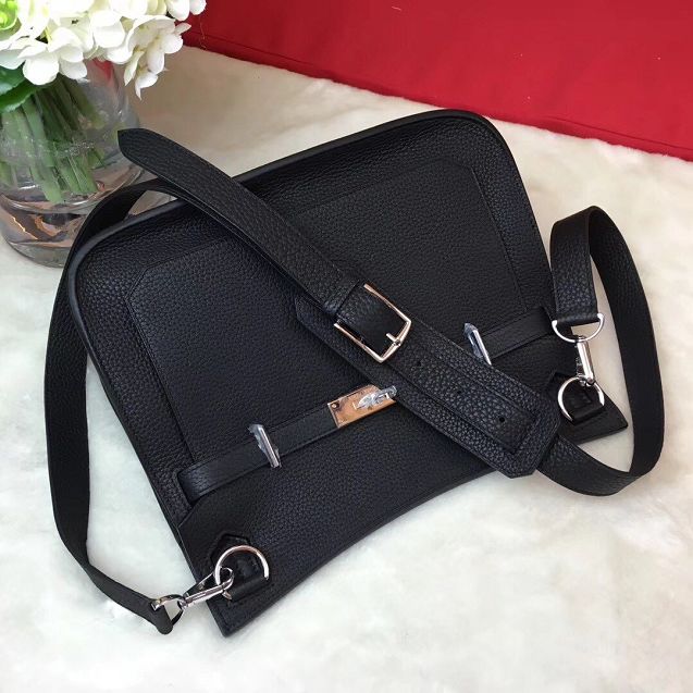 Hermes original calfskin jypsiere bag J034 black