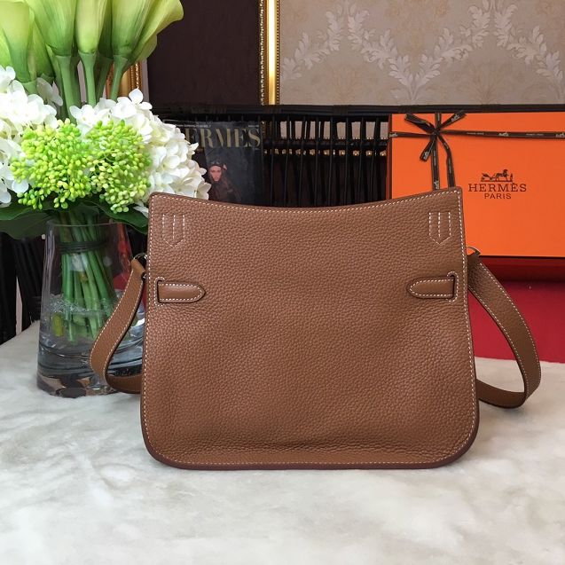 Hermes original calfskin jypsiere bag J034 coffee