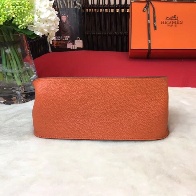 Hermes original calfskin jypsiere bag J034 orange