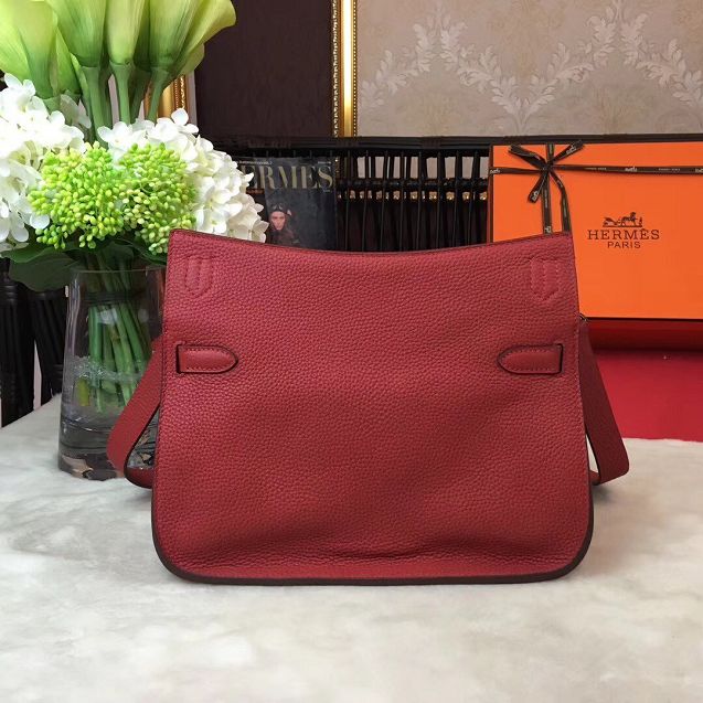 Hermes original calfskin jypsiere bag J034 red