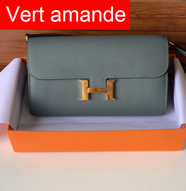 Hermes original epsom leather constance wallet on chain KC1236