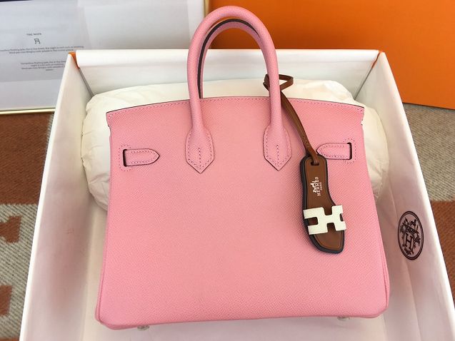 Hermes original epsom leather birkin 30 bag H30-3 rose confetti