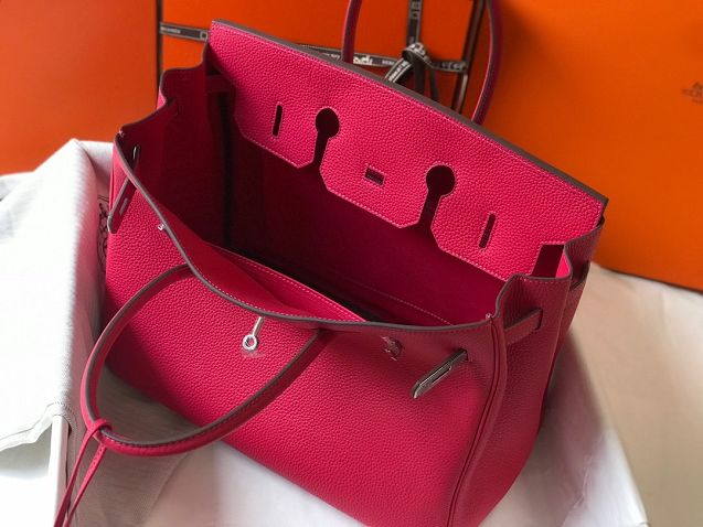 Hermes original togo leather birkin 35 bag H35-1 rose red