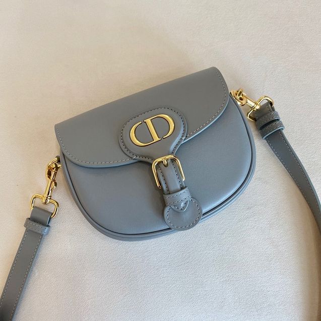 2020 Dior original calfskin small bobby bag M9317 grey