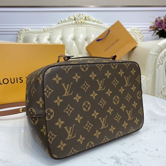 2021 louis vuitton original monogram canvas neonoe bag M44887 caramel