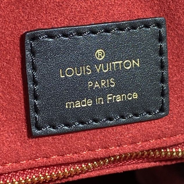 Louis vuitton original embossed calfskin onthego mm M45495 black