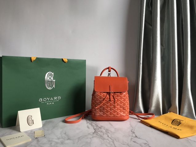 Goyard original canvas alpin mini backpack GY0005 orange